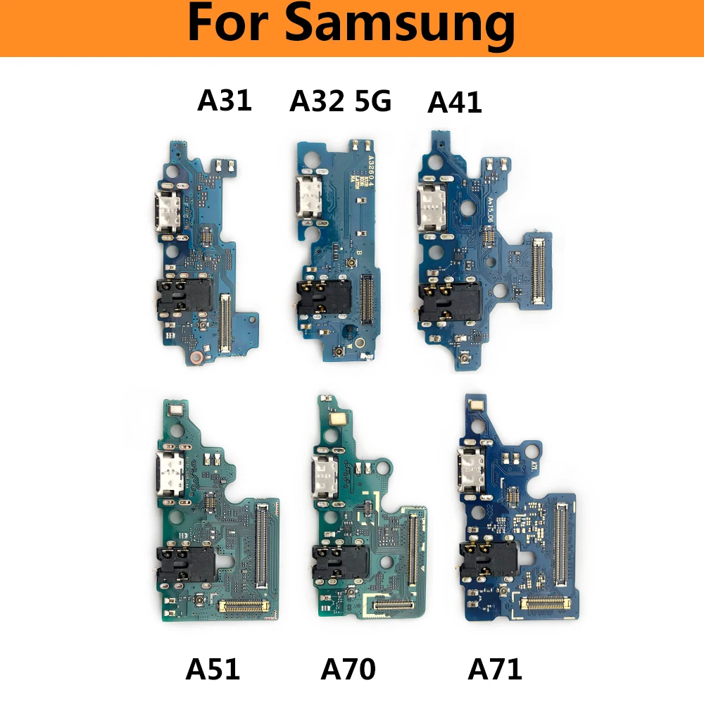 Dock Connector USB Charger Charging Port Flex Cable Micro Board For Samsung A02 A02S A12 A21 A21S A31 A51 A70 A71 A22 A32 4G 5G