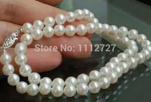 

AAA 5-6mm White Freshwater Cultured Pearls Chains and Necklaces 18 "Beads Fashionable Jewelry Making Design Making Making