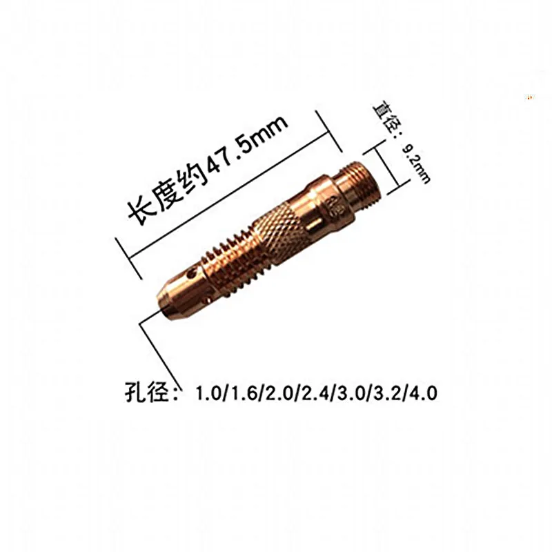 20 PZ Materiali di consumo TIG Kit raccordi Ugello in ceramica angolo interno ed esterno clip in rame ugello guida coda pistola per WP17 WP18 WP26