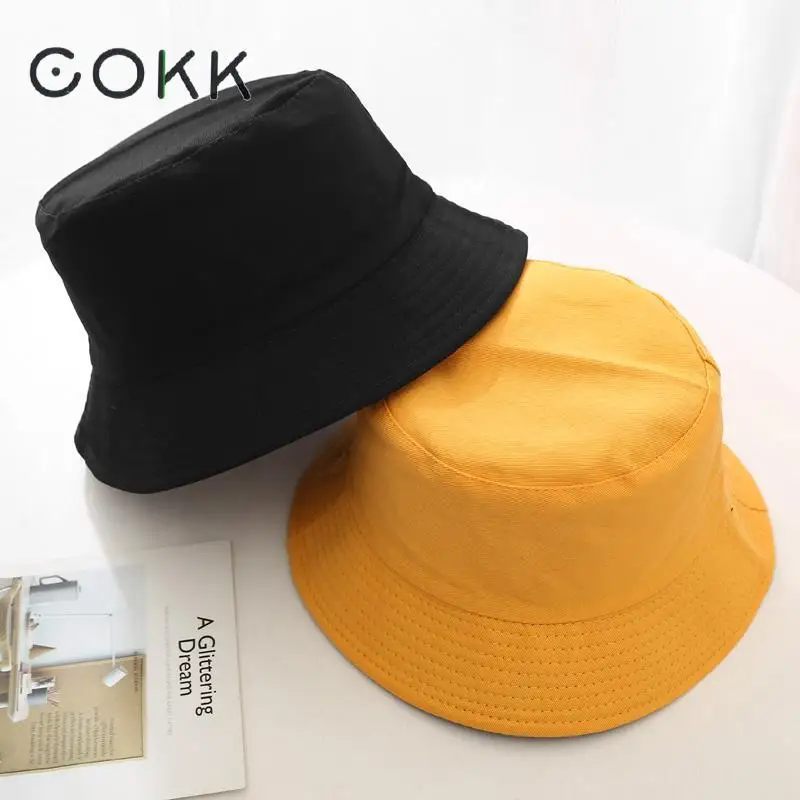 Foldable Bucket Hat Unisex Women Outdoor Sunscreen Cotton Fishing Hunting Cap Men Basin Chapeau Sun Protect Hats