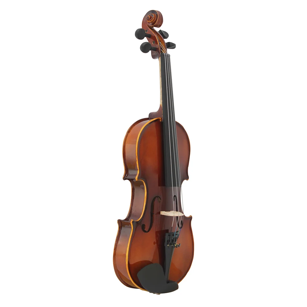 1/2 3/4 4/4 Violin High Quality Musical Instrument Maple Acoustic Fiddle With Case Bow Shoulder Rest Cloth Strings Accessory Set