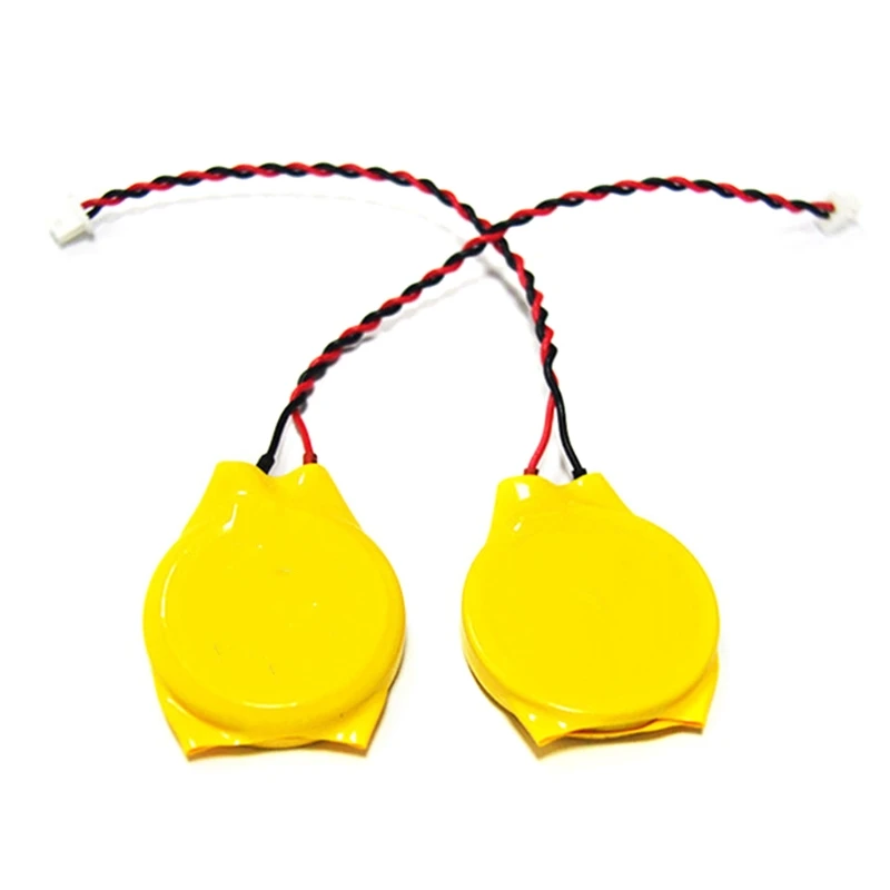 10 قطعة CR2032 2032 سلك البطارية 2 دبوس-الكمبيوتر المحمول اللوحة BIOS CMOS البطارية مع سلك تفكيك البطارية 230MAH