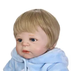 NPK Fashion 55-57CM Bjd/ SD/ Reborn Doll Hair Wig Boy Reborn Baby Doll Sticked Hair Wig Bonecas Reborn Hair Wig For Boy Dolls