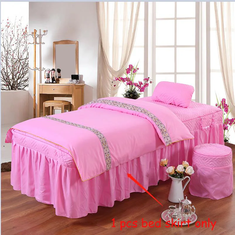 New 1pcs Beauty Salon Massage Table Bed Sheet Bed Skirt Skin-Friendly Massage SPA Bed Full Cover High Quality