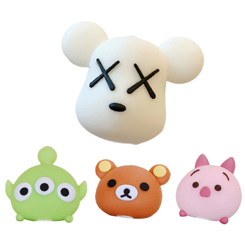 Kabel Biss Nette Tier Kabel Protector Für Iphone Usb Kabel Organizer Chompers Ladegerät Draht Halter Für Iphone Kabel Dropshipping