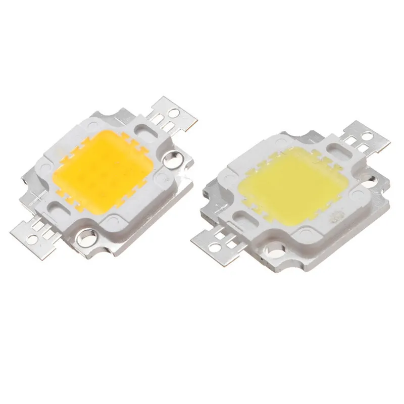 4/10PCS LED COB Chip 10W Smart IC Keine Notwendigkeit Fahrer 9-12V Led-lampe lampe für Flutlicht Scheinwerfer DIY Beleuchtung Wirm Weiß/Weiß