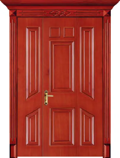 Custom traditional doors solid oak wood doors contemporary single front door interior door available D-001