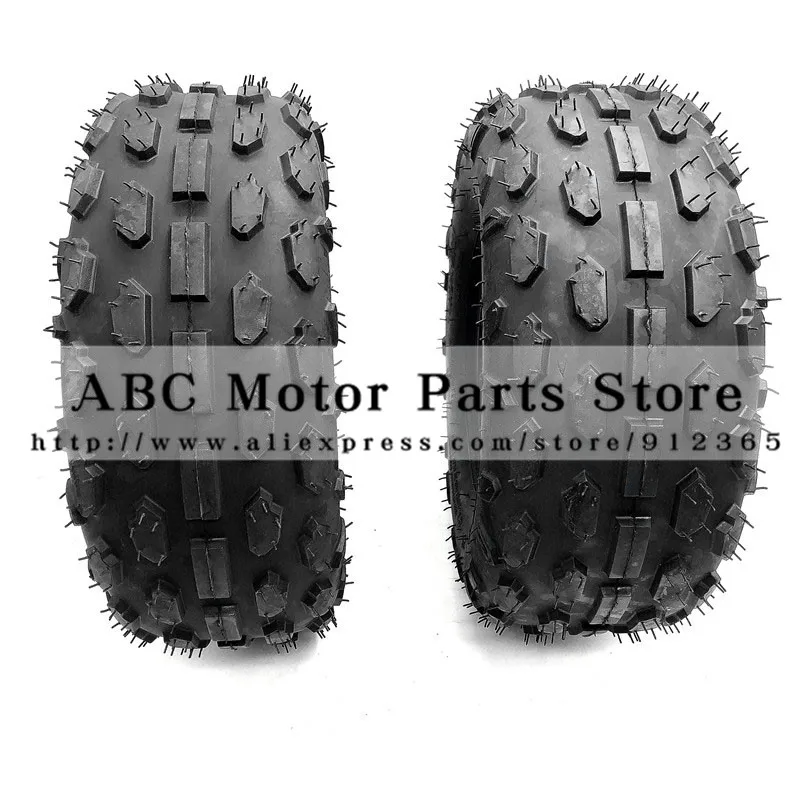 2pcs/lot of 6 Inch ATV Tire 145/70-6 four wheel vehcile Fit for 50cc 70cc 110cc Small ATV Front Or Rear Wheels