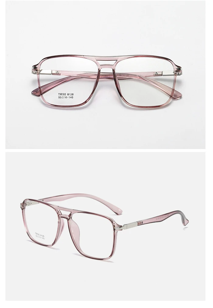 Olivgrüner Rahmen übergroße Myopie Brille Anti blaue Strahlen tr90 Studenten verschreibung pflicht ige Brille Dioptrien 0-800-0, 5-1, 5 bis-0,5 – Detail 15
