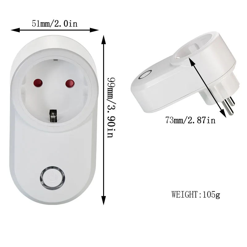 Inteligentne gniazdo DIESE z pilotem i nadajnikiem 433mhz 220V 15A programowalne gniazdko elektryczne do LED/oświetlenia