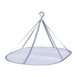 Home Dryer Drying Rack Folding Hanging Clothes Laundry Basket Dryer Sweater Cloth Net Dry Rack Mesh Hanger