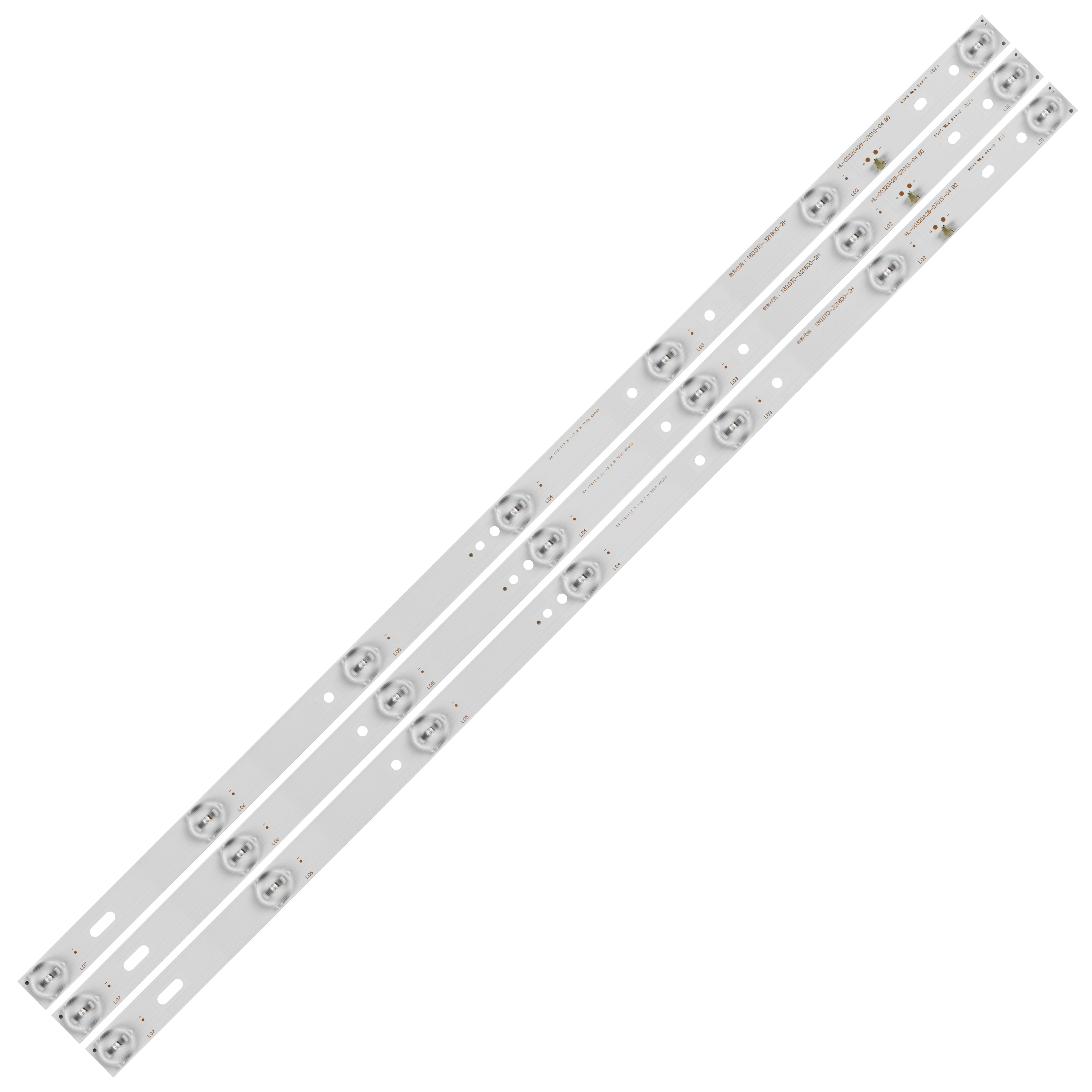 

3PCS LED Backlight Strip For DOFFLER 32BH15-T2 32CH15-T2 HL-00320A28-0701S-04 B0 A6 D3 A2 ZDCX32D07-ZC14FG-05 180.DT0-321800-2H