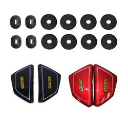 Motorcycle Panel Rubber Kit for Side Covers for Haojue Suzuki Lifan Haojin Dayun Sanlg Qjmotor HJ125 GN125H Fixed Grommets Seals