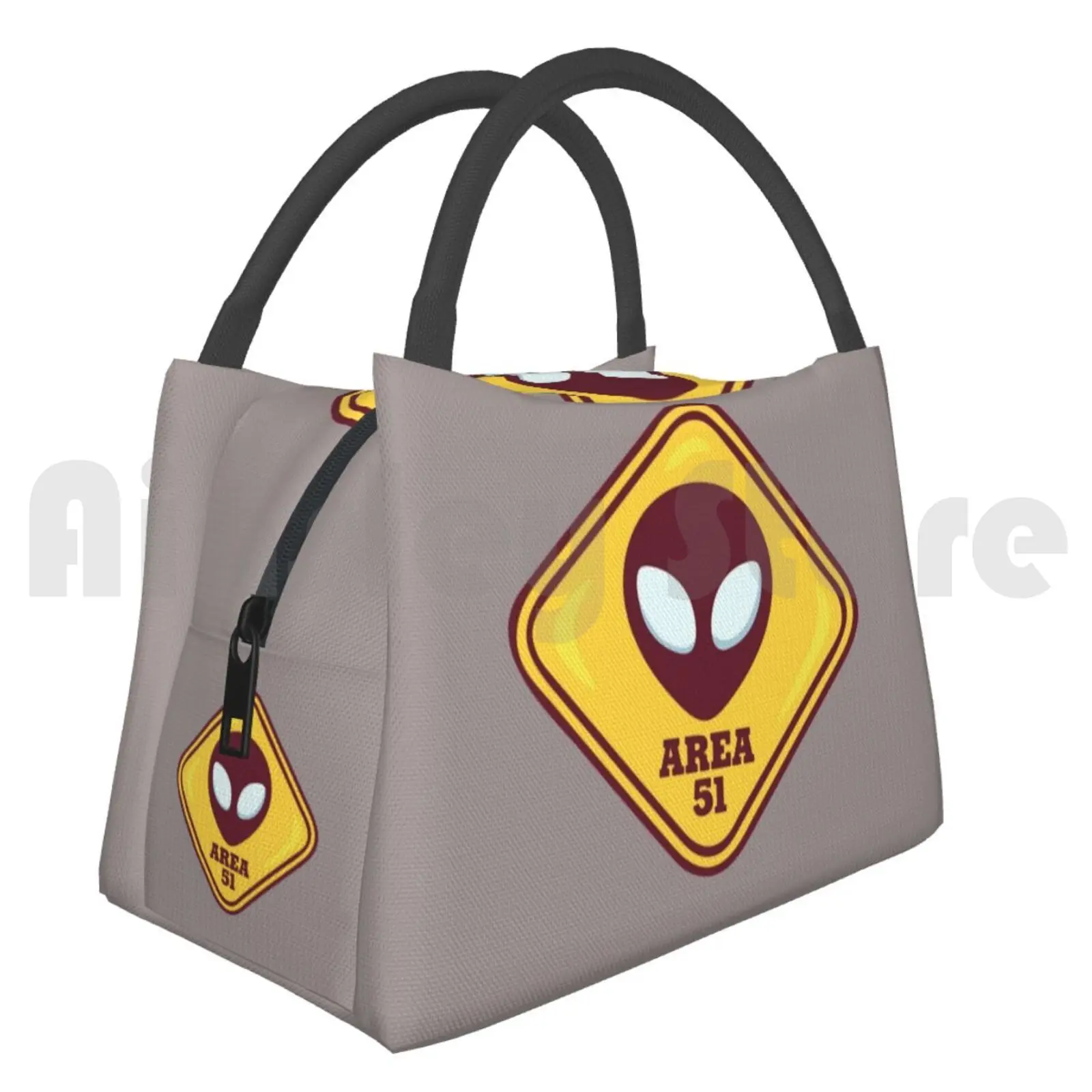 

Cooler Lunch Bag Picnic Bag Area 51 Area 51 Desert Crash Retro X Files Sci Fi Horror Ufo Cool I Want To Believe