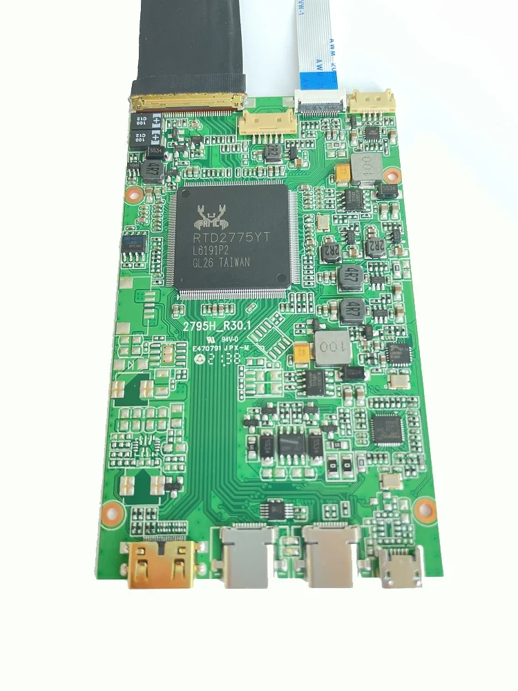 Imagem -04 - Tipo-c Compatível com Hdmi Oled Edp Driver Board Kit Controlador Driver de 40pin 156 Atna56wr06 Atna56wr07 Atna56wr08 3840*2160 Lcd