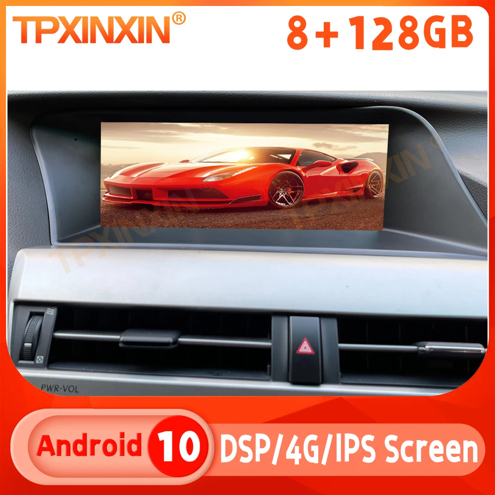 

Для Lexus RX270 RX350 RX450H 2009-2014 Android 13.0 8 + 128G автомобильный GPS Navi мультимедийный плеер авто стерео радио рекордер головное устройство