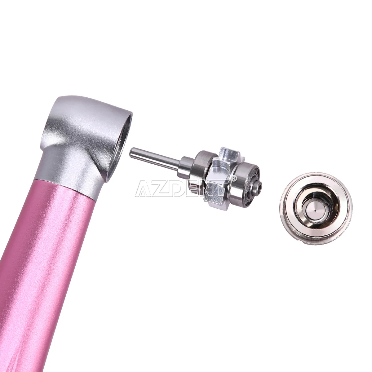 ทันตกรรมความเร็วสูงกังหันลมที่มีสีสัน Handpiece สีมาตรฐานหัวปุ่มเดียวสเปรย์น้ำแร่ B2 M4 Autoclavable 135 °C