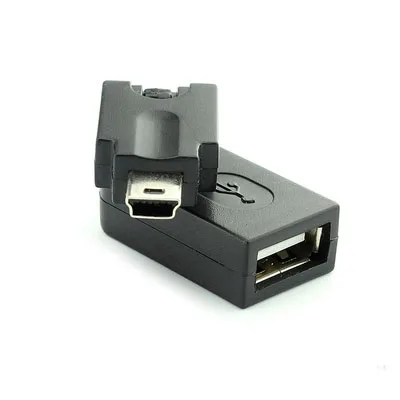 Mini USB Male to USB Female Converter Connector Transfer data Sync OTG Adapter for Car AUX MP3 MP4 Tablets Phones U-Disk