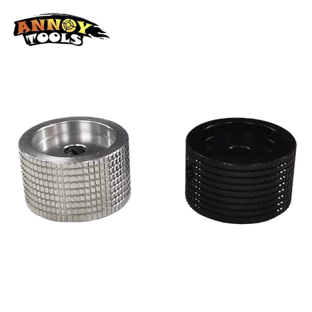 5x15.5x5mm Aluminum Alloy Potentiometer Knob Rotation Switch Volume  Handwheel Control Knob Black In Stock