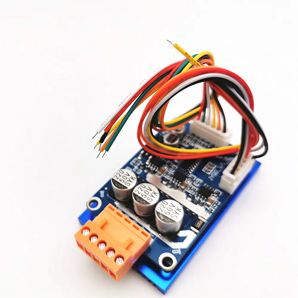 Original JUYI Tech JYQD-V7.3E3 bldc motor driver board with heatsink for Hall sensor brushless DC motor