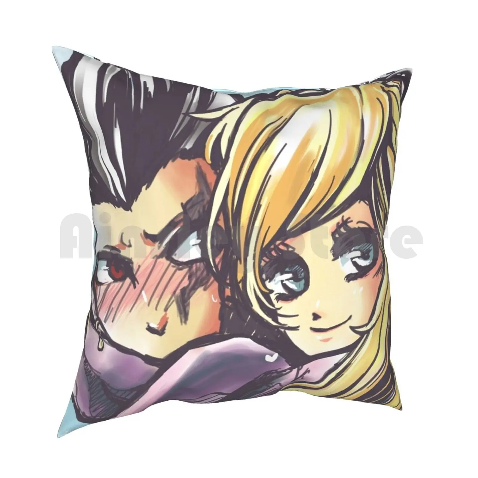 Sondam Pillow Case Printed Home Soft Throw Pillow Danganronpa Sondam Tanaka Tanaka Sonia Nevermind Dangan Ronpa Anime