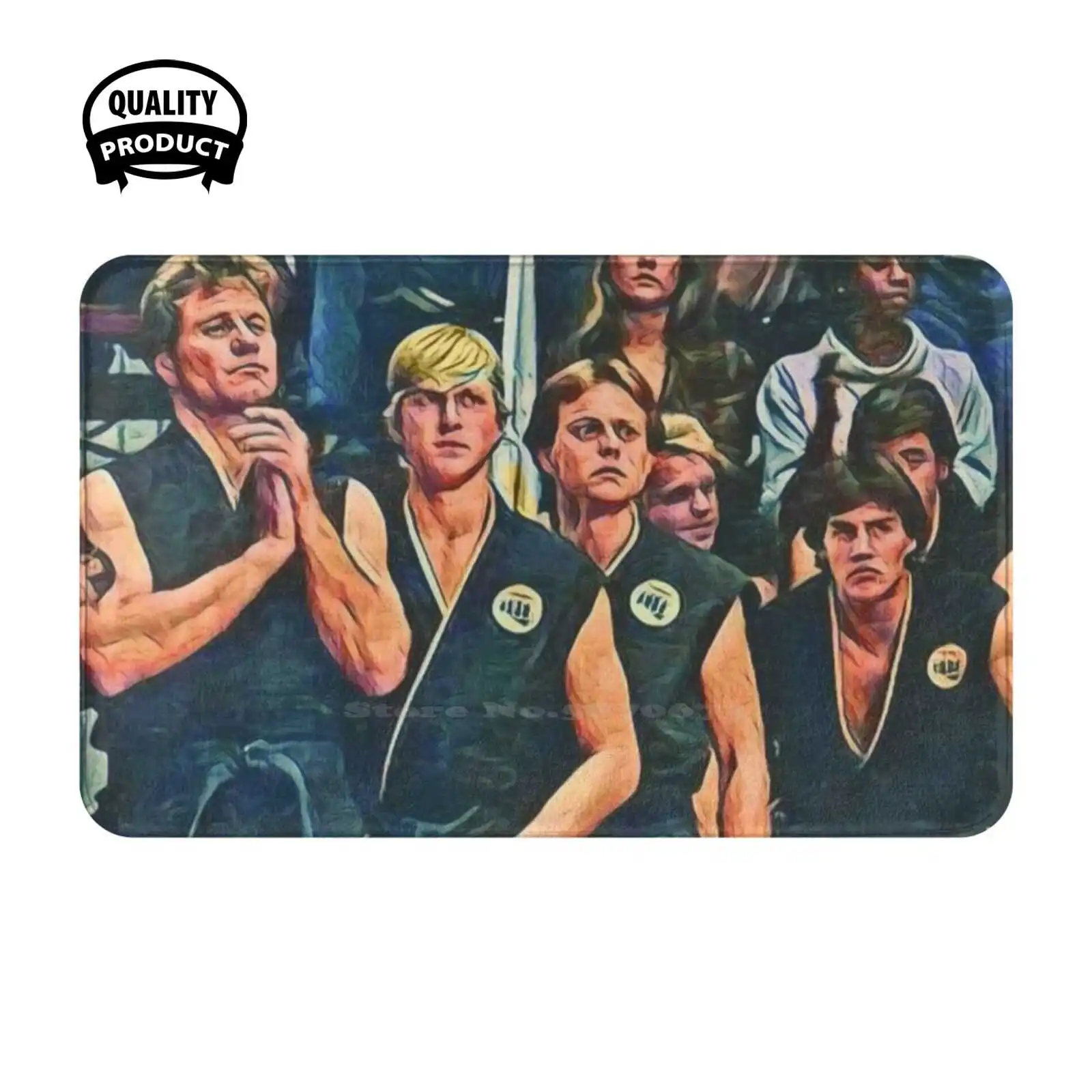 Team Soft Cushion Home Carpet Door Mat Car Rug Kai Karate Kid Miyagi Daniel San Retro 80S Movies Vintage King Fu