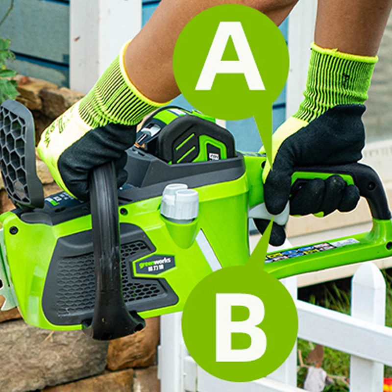 Greenworks GD40CS40 40v Cordless electric battery Chainsaw Brushless Equivalent to 32CC Gasoline chainsaw