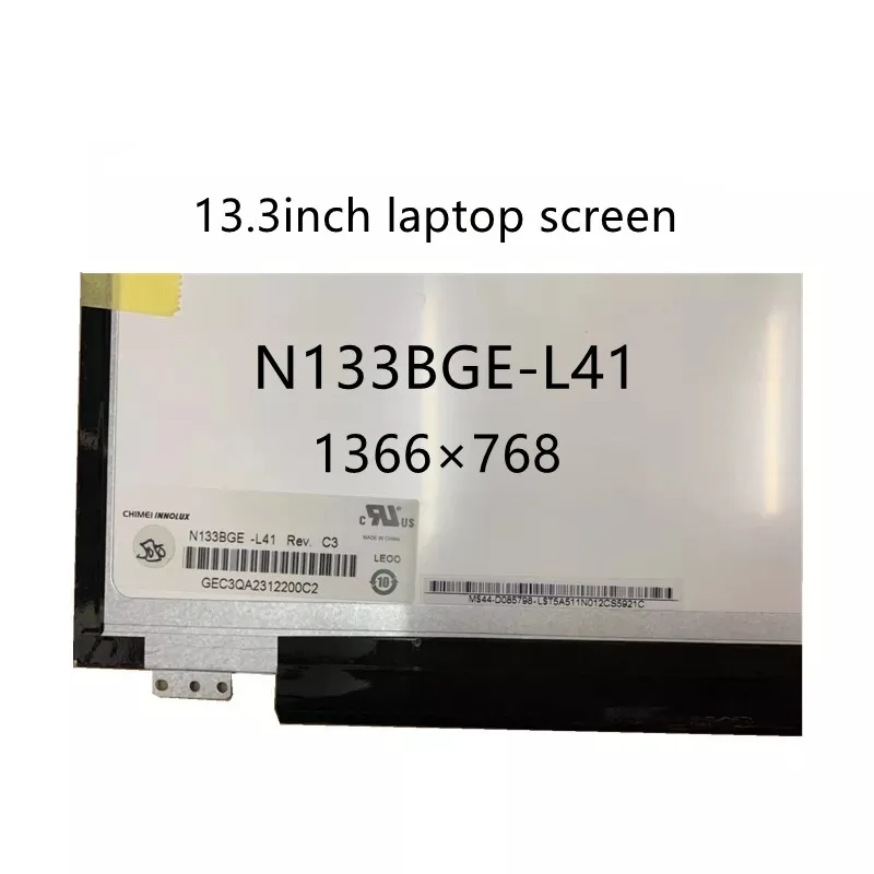 13.3inch laptop screen,edp 40pin,1366×768,45% ntsc,N133BGE-L41 N133BGE-L31。