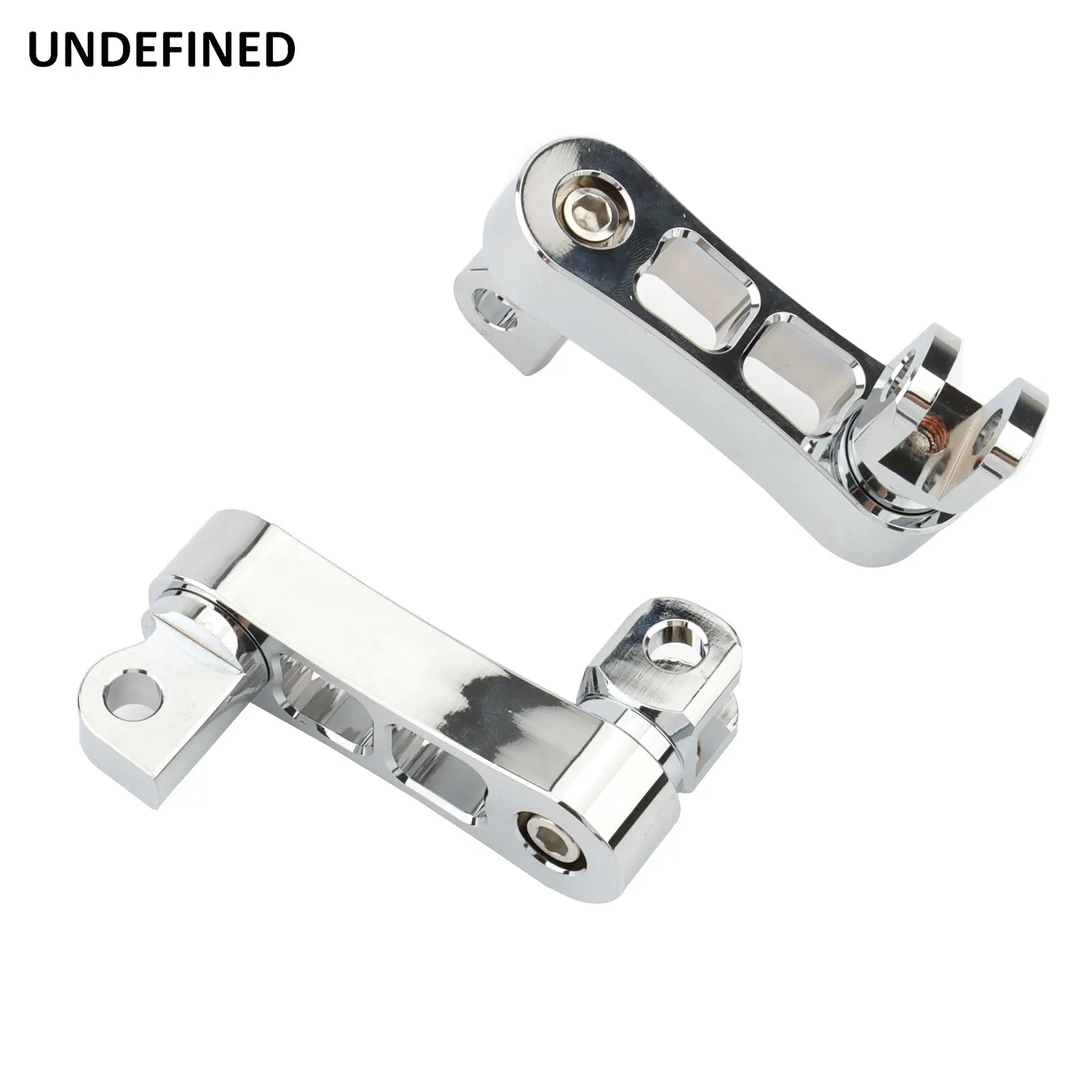 Motorcycle Adjustable Passenger Footpegs Mount Kit Highway Pegs Male Mount Foot Peg Clamp Support Extensions Bracket For Harley