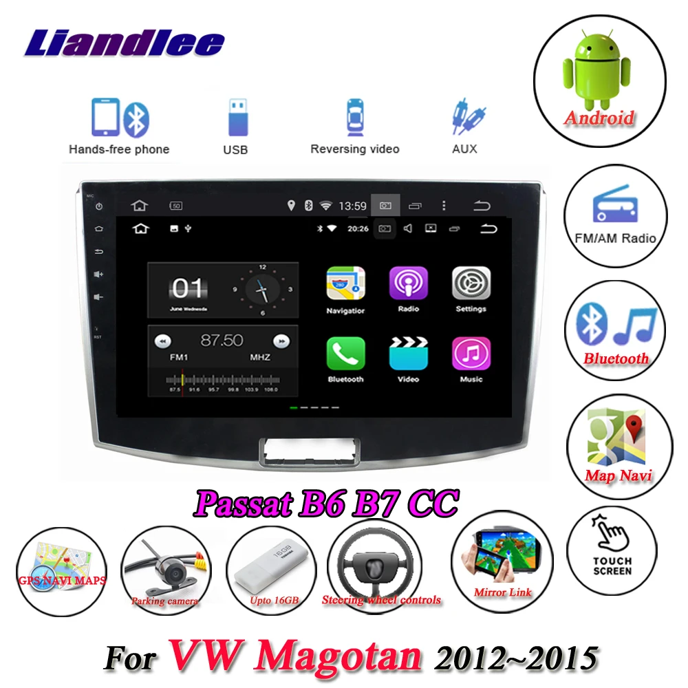 

Car Android Multimedia System For Volkswagen Magotan Passat B6 B7 CC 2012 2013 2014 2015 Radio GPS Navigation HD Stereo Screen