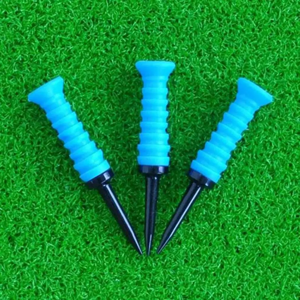 1Pc Golf Tees Golfers Plastic Sports Ball Holder Training Less Resistance Tool Spring Tee Holder Golf Accessories 골프티