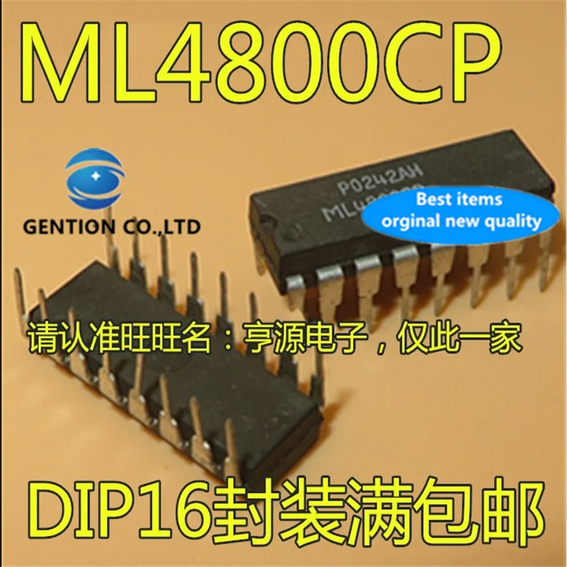 10Pcs ML4800 ML4800CP Dip-16 Power Factor Controller In Voorraad 100% Nieuwe En Originele