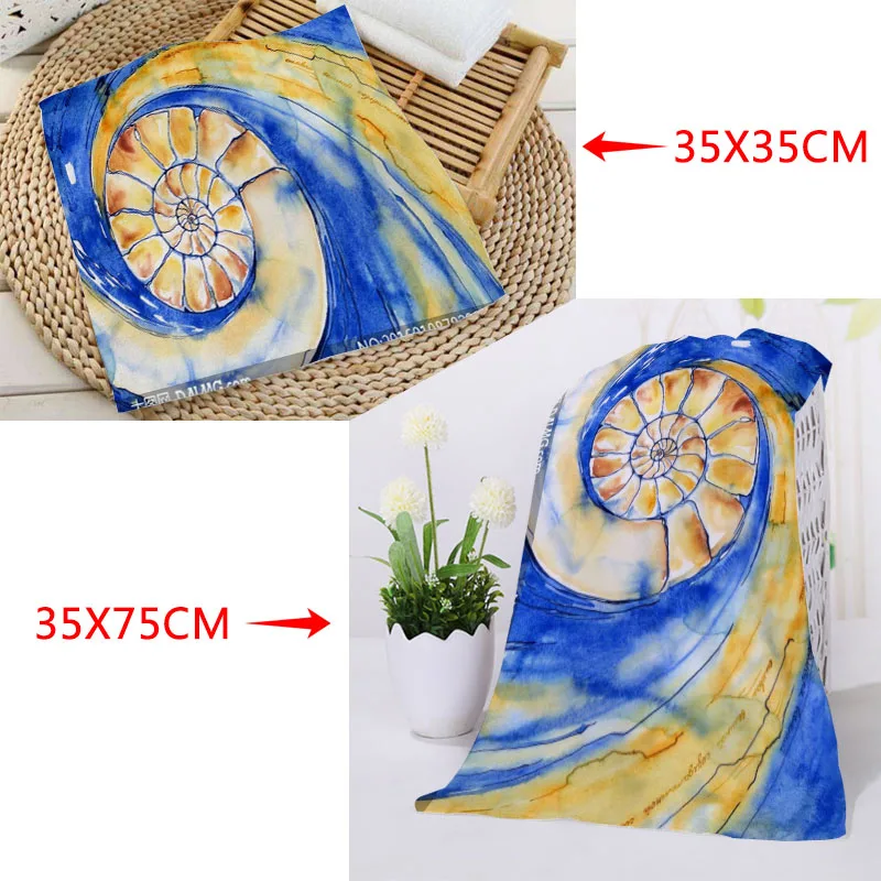 New Towels Size 35x35cm  Square rectangle Towels Printing Cotton Face Towel Fabric Custom logo