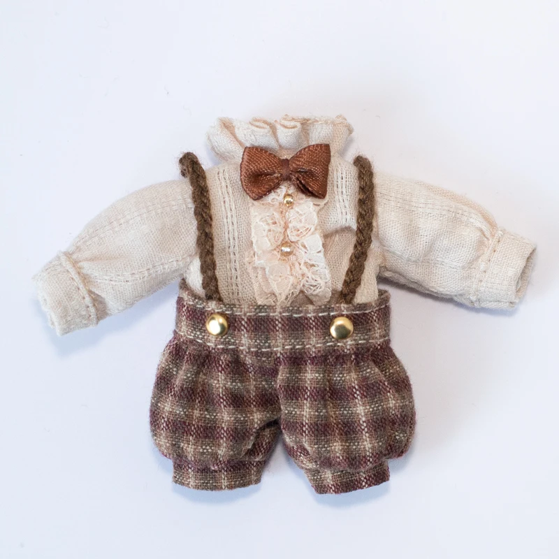 

ob11 clothes British court style suit overalls pants little detective for obitsu11, GSC, p9, 1/12bjd doll clothes Accessories