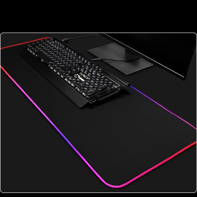 LED Licht Maus Pad Gaming Maus Pad RGB Mousepad Matte Große Spiel Gummi Keine-slip Maus Matte PC Laptop tastatur Schreibtisch Teppich