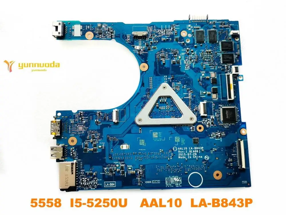 Original for DELL 5558 aptop  motherboard 5558  I5-5250U   AAL10  LA-B843P tested good free shipping