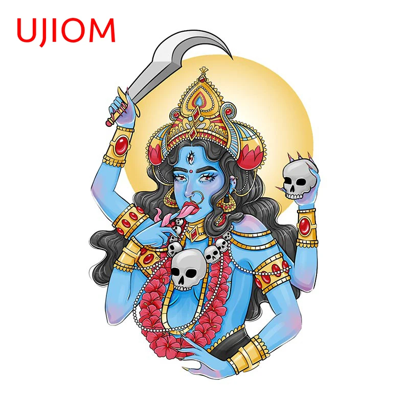 UJIOM Hindu Goddess Wall Stickers Bedroom Accessories Decals Living Room Bathroom Room Door Vinyl Waterproof Decals