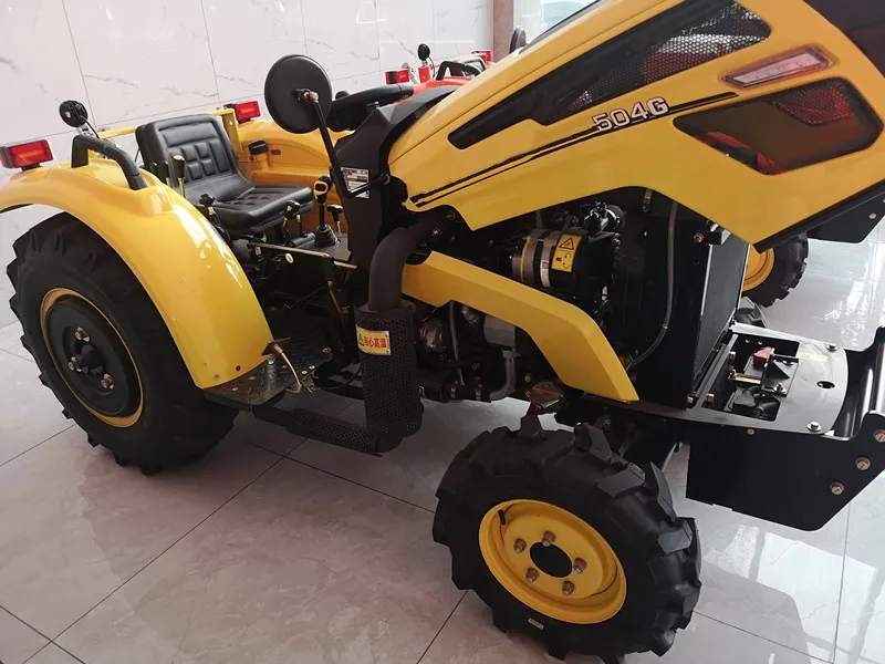 Hydraulic Garden Machine For Agriculture Micro Compact Orchard Greenhouse Tractors