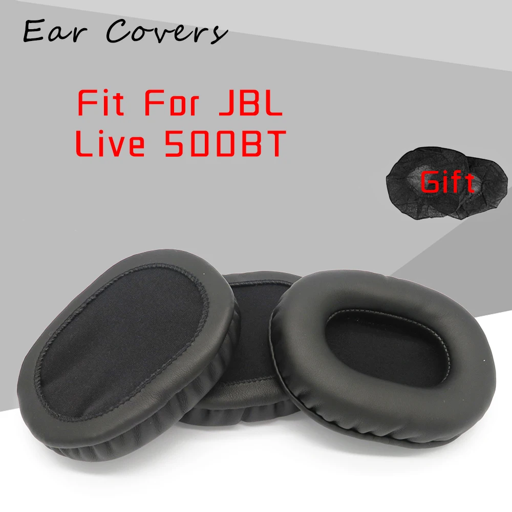Cuscinetti auricolari per JBL Live 500BT cuffie auricolari di ricambio cuffie auricolari in pelle PU spugna