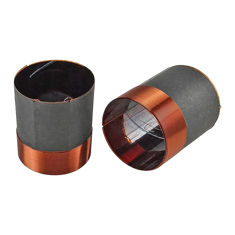 GHXAMP 25.5mm 4ohm Bass Voice Coil Woofer Speakers Repair Parts 25 Core High Power KSV Round Copper Wire 2PCS