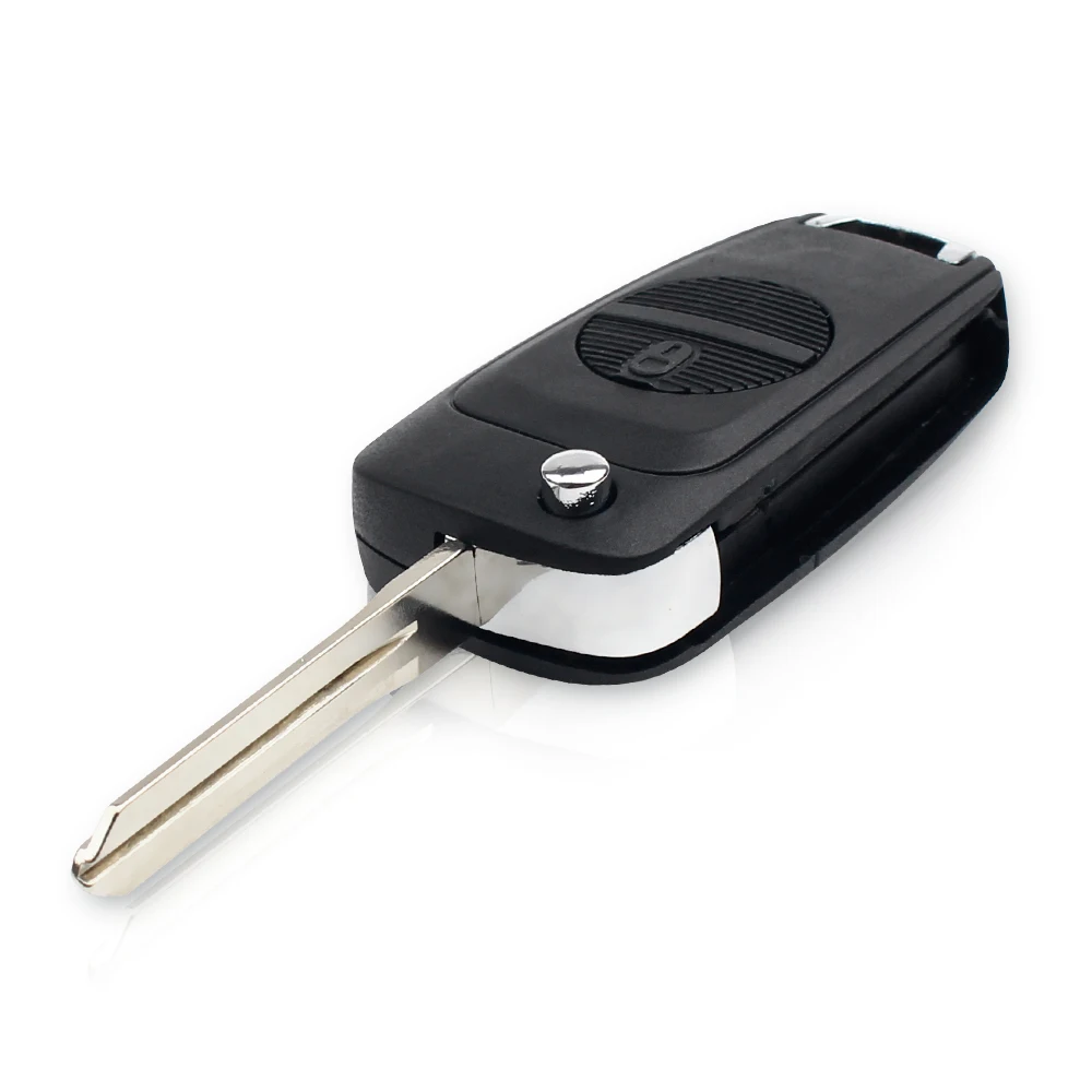 KEYYOU modificato telecomando Flip chiave auto Shell di ricambio per Nissan Micra Almera Primera pathfinder maxima Fob 2 pulsante lama non tagliata