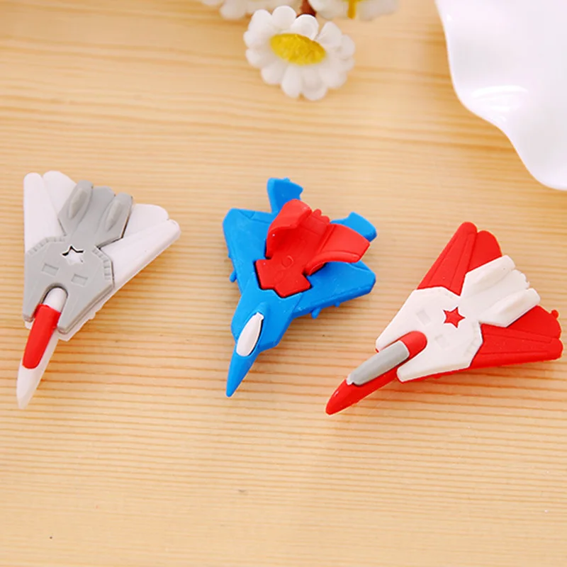 1pc Creative Cartoon Fighter Modeling Eraser Eraser Student Stationery Supplies Wholesale