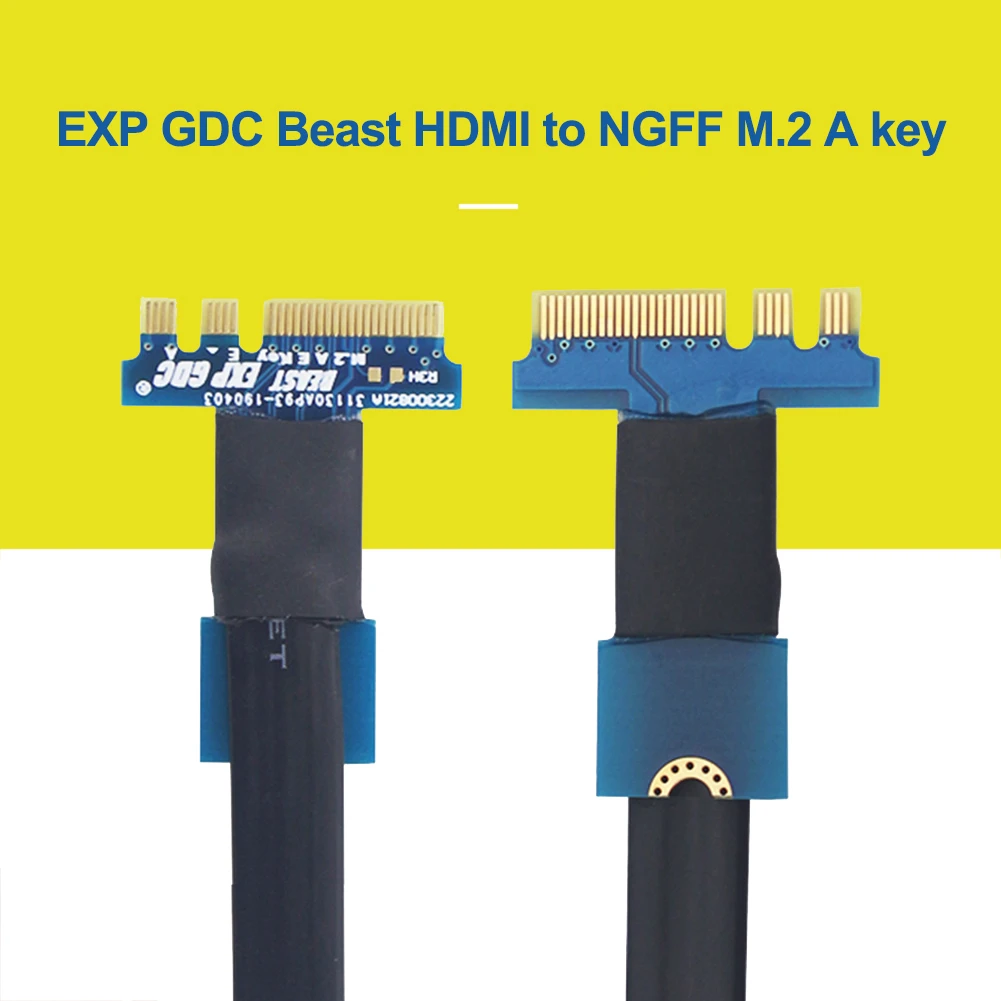 EXP GDC Beast HDMI-compatible To NGFF M.2 A Key Cable Notebook External PCI-E Graphics Card Separate Interface Cable