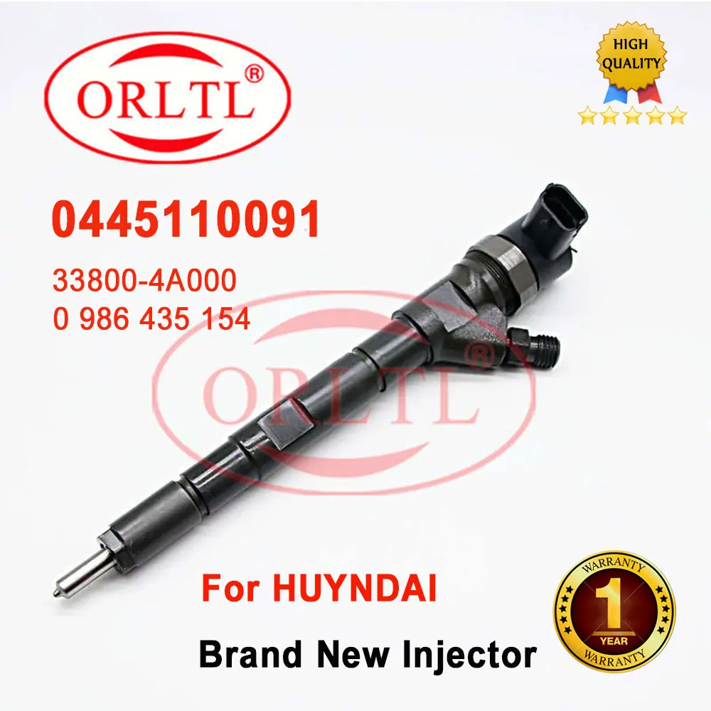 

0445110092 0445110091 33800-4A000 Common Rail Injector Nozzle Assy 0 445 110 092 for for HUYNDAI Kia Sorento