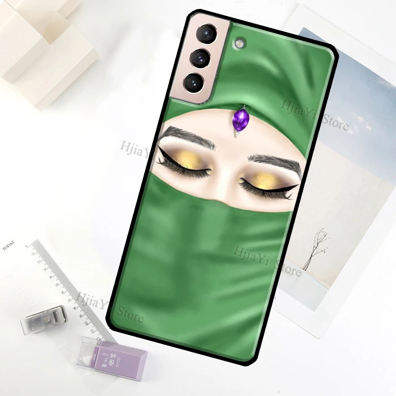 Muslim Islamic Arabic Hijab Girl Case For Samsung Galaxy S23 Ultra Note 20 10 S9 S10 Plus S20 S21 FE S22 Ultra Phone Cover