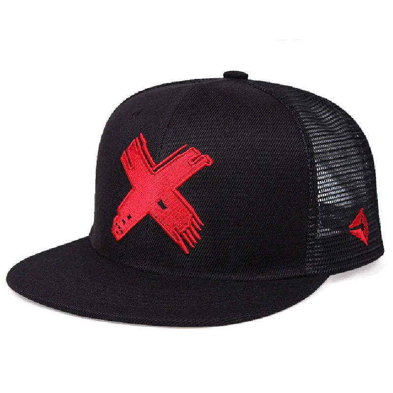 Baseball Cap Men Women X Logo Cotton Snapback Streetwear HipHop Sport Cap Casual Sun Visor Trucker Hat  Retro Bone Dropshipping