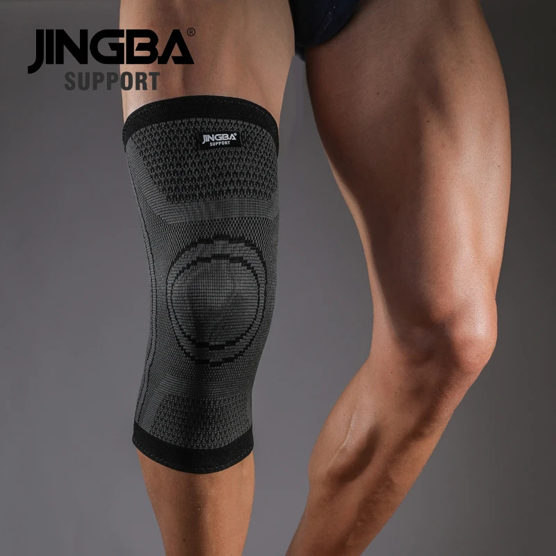 JINGBA SUPPORT 2019 Hot Sport Basketball knee pads Volleyball knee brace support Elastic Nylon Compression knee protector