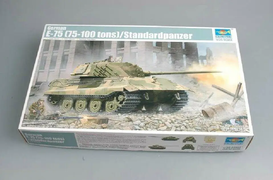 

Trumpeter 1/35 01538 world war 2 Germany E75 tank kit building model kit E-75