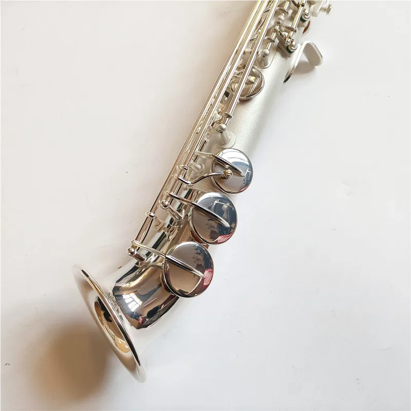 Made in Japan 875 Soprano Saxophone Reference  Silvering B-flat Soprano Sax  With Case Mouthpiece Reeds Neck