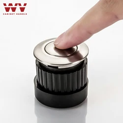 WV Hidden Embedded Furniture Handles Kitchen Closet Adjustable Shake Knobs Invisible Handles Pulls Knobs Cabinet Door Handles